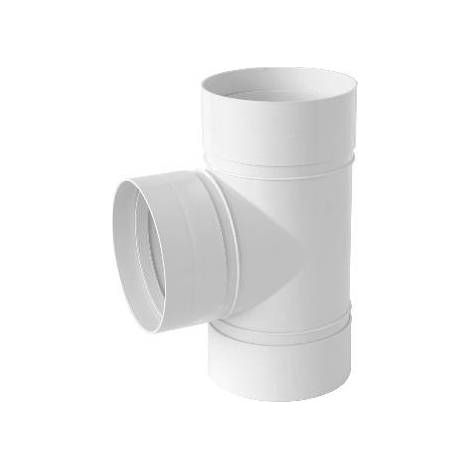 RACCORD EN T EN ABS Dimensions : diamètre 125 mm