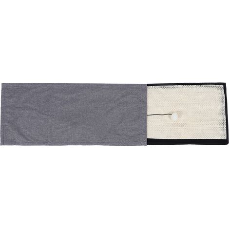 1 Alfombrilla rascadora de sisal, protector de sofá, juguete para gatos, borde reforzado, para salón (1/5)