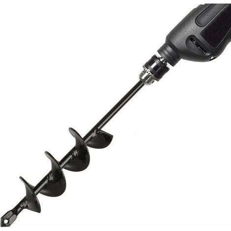 Tarière à main tarière à terre petite tarière à tige torsadée accessoires de jardinage plantation de fleurs tarière d'ameublissement-422cm,1pc (1/4)