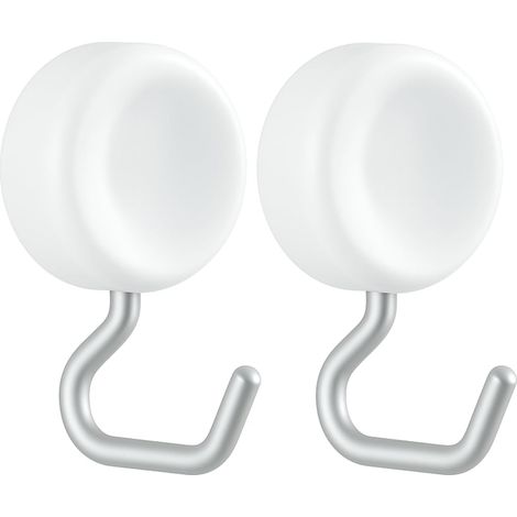 Lot de 2 Crochets Ventouse Puissants 5 Kg Aluminium, Salle de Bain, Douche, Toilettes et Cuisine, Sans Perçage, Porte Serviette, Sac et Accessoires (1/5)