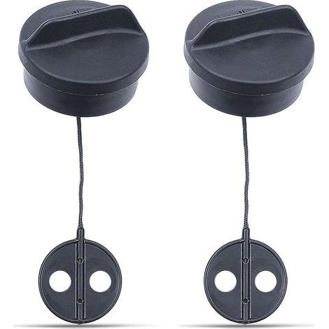 2 Pièces Bouchon Reservoir Debroussailleuse pour STIHL FS38 FS45 FS55 FS80 FS81 FS108 FS350 FS450 FS400 FS120 Bouchon d'Essence Ø intérieur 35.5mm 4126 350 0500, 4128 350 0503 (1/5)