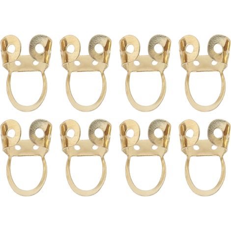 6 Picks Guitare en Acier Doré Réglables pour Doigts, Accessoires de Musique Durables (1/5)