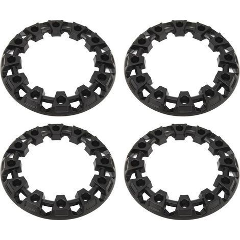 4 enjoliveurs de roue universels pour quad et karting 6 pouces (diamètre extérieur : env. 170 mm / 6,7 pouces, diamètre intérieur : env. 110 mm / 4,3 pouces) (1/5)