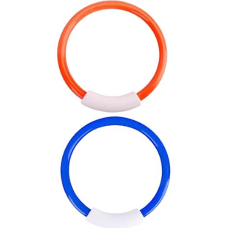 2 Pack Diving Rings for Swimming Pool, Scuba Diving Game, Fun Pool Games for Swimming, Swimming Pool Toys for 4-6 Year Old, Training Toys for Swimming Pool (1/5)