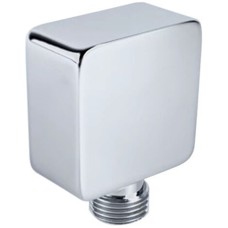Adaptateur carré de tuyau 4 filetage dénominateur connecteur de douche universel coude vis intérieure (1/4)