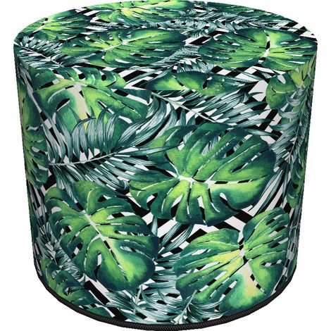 Puf impermeable Codura para hogar y jardín - Diseño Costa Rica, elegante, cómodo, estable, con cremallera, 40 cm, Bertoni (1/5)