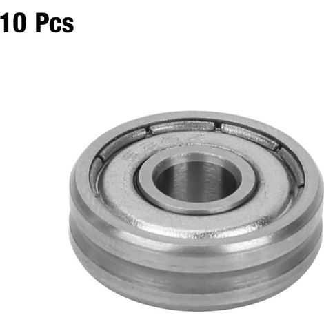 10pcs V625ZZ V Groove Ball Bearing 90° Pulley Rail Track Bearings 5165mm (1/5)