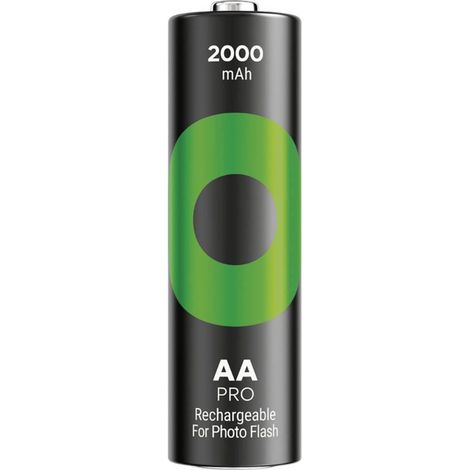 GP GPRCP200AA765C4 Pile rechargeable LR6 (AA) NiMH 2000 mAh 1.2 V 4 pc(s) (1/2)