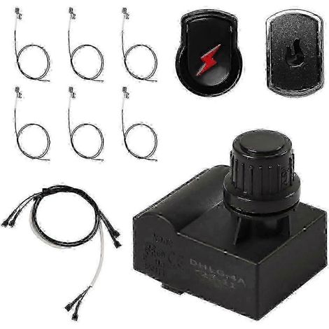 Zündset für Charbroil Gasgrills, 4-fach Zündmodul-Ersatz mit Kabeln und 2 Druckknöpfen (1/5)