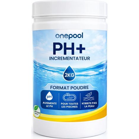 pH Plus Piscine 2kg Correcteur de pH en Poudre pour Piscines et Spas Régulateur de pH Piscine Automatique Augmente Le pH Rapidement Sûr et Facile à Utiliser (1/5)