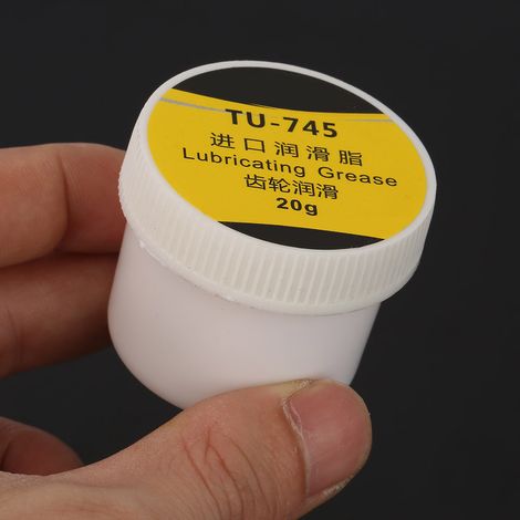 20 g de graisse lubrifiante blanche pour engrenages de meuleuse, graisse lubrifiante TU-745 (1/5)