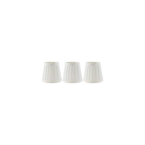 3 pièces E14 Clip sur abat-jour bougie lustre tissu abat-jour pour htel KTV décor