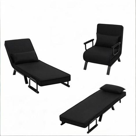 Chaise TV extensible avec dossier réglable, fauteuil-lit élégant, chaise convertible pour dormir (fauteuil-lit uniquement) (1/5)