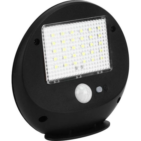 Applique murale solaire LED d'extérieur, lanterne ou luminaire pour la maison, le jardin ou le porche, noir-AquaForge (1/4)