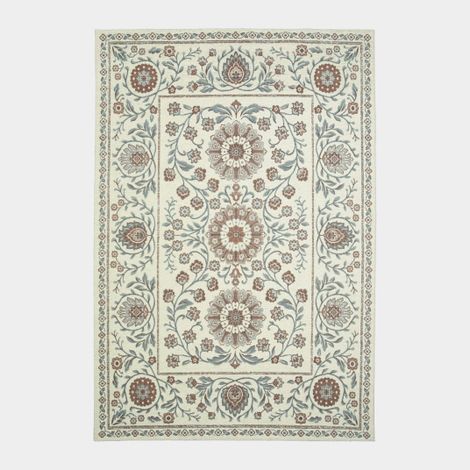 Tapis souple en tissu chenille recyclé - Minia - Brume - 160 x 230 cm