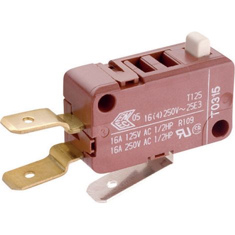 Marquardt 1080.0403 Mikroschalter 1080.0403 250 V/AC 16 A 1 x Ein/(Ein)  tastend 1 St.