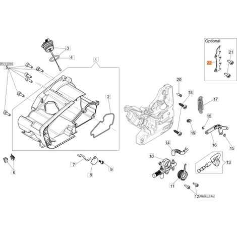 Artiglio ORIGINALE OLEOMAC per motosega GST 360 50270027R