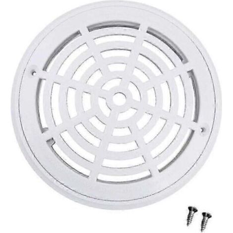 Drain Principal Piscine - Couverture Ronde SP-1030 - ABS Blanc - 20.5 x 2.6 cm - 1 Pièce (1/4)