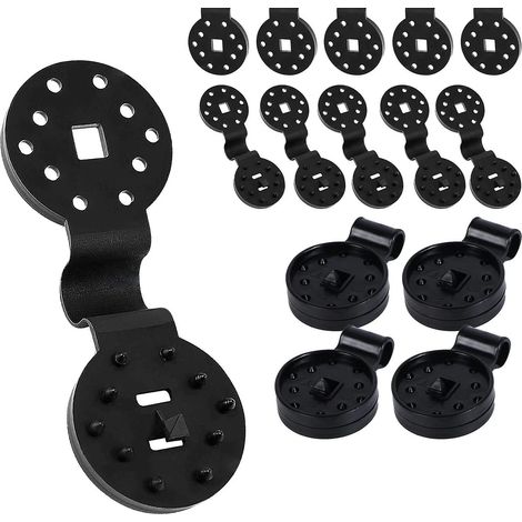 50 fixations pour toile d'ombrage, clips en plastique pour toile d'ombrage, pour toile d'ombrage, moustiquaire, filet de protection contre la grêle[qb] (1/5)
