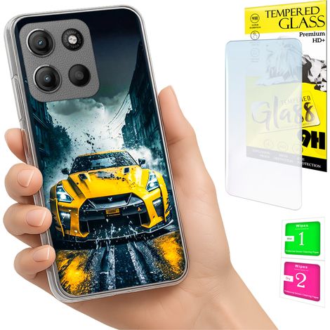 Funda para Motorola Moto G15 / G15 Power, carcasa trasera + cristal (1/5)