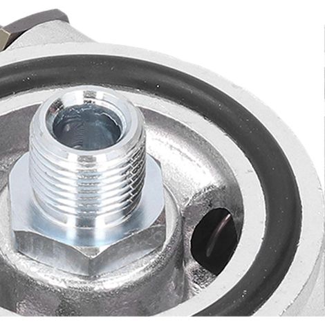 Refroidisseur d'huile moteur universel en aluminium pour motos, scooters et mini-motos tout-terrain de 125 à 250 cm³. (1/4)