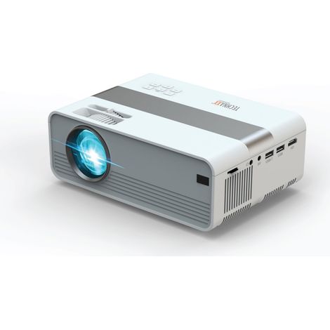 Mini-LED HD Projecteur – Vidéoprojecteur Portable avec Résolution HD 720P, Écran 176", LED 40.000h, HDMI/USB/VGA/AV/microSD – Home Cinéma, Jeux (1/5)