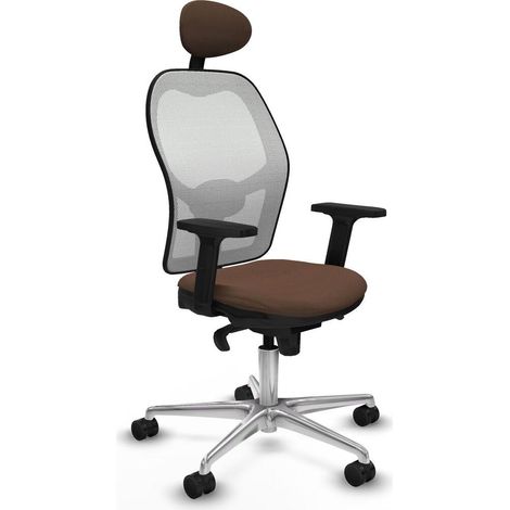 Piqueras y Crespo Chaise de Bureau Ergonomique Blanc (1/3)
