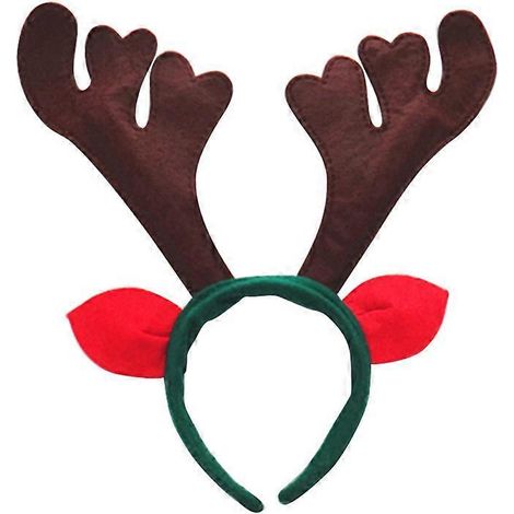 Bandeau renne en bois de cerf, accessoire de Noël pour cheveux, ornement de cheveux (1/2)