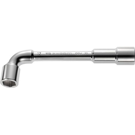 1 - Clé À Pipe - Clé Métrique - Tête Courte Et Longue 6 Pans - Pour Débouchage De Tiges Filetées - Acier Forgé - 10Mm
