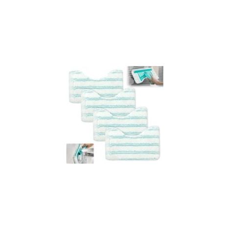 Mikrofasertücher für den Badreiniger Micro Duo – Leifheit Ersatzteile – Intensive Fleckenentfernung, 4er-Pack – Crezuo
