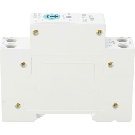 Disjoncteur monophasé avec commande par application Wi-Fi, montage sur rail DIN 35 mm pour Tuya AC 90–300 V, 63 A