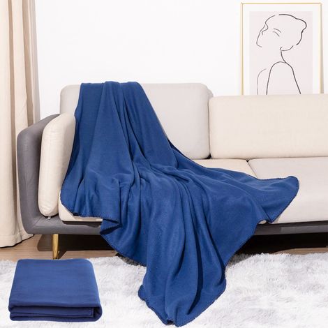 Couverture En Polaire - 127 x 152 cm - Pour Canapé Ou Usage Multifonctionnel - 1 Pièce (1/5)