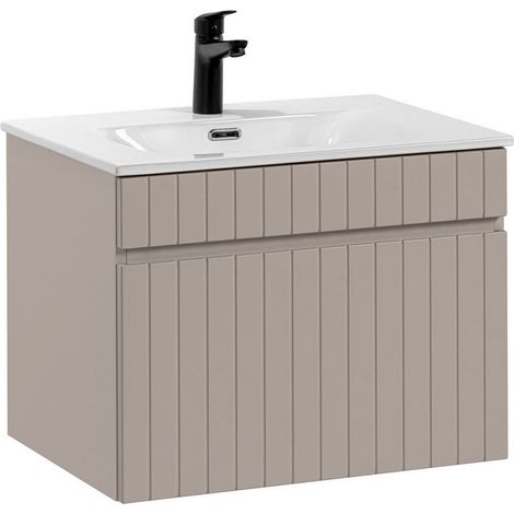 Waschtisch 60cm Zelie mit 1 Schublade, Kaschmir (1/4)