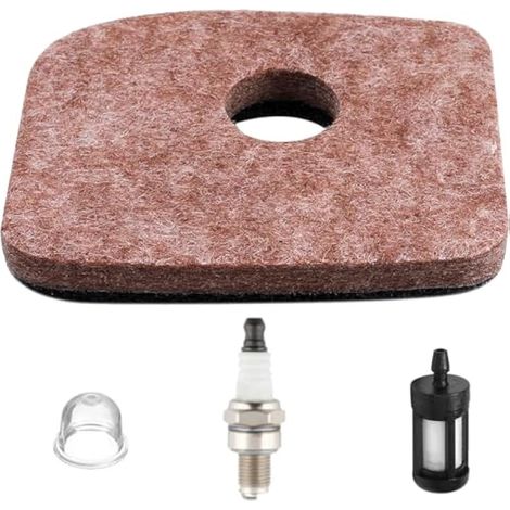 BG56 Filtre à air Bougie d'allumage Poire d'amorçage pour STIHL BG56 BG56C SH56C BG66 BG66C BR200 BG86 BG86C SH56 SH86 SH86C SR200 BG86CE BG86Z BG86CEZ souffleurs de Feuilles 4241 120 1800 (1/5)