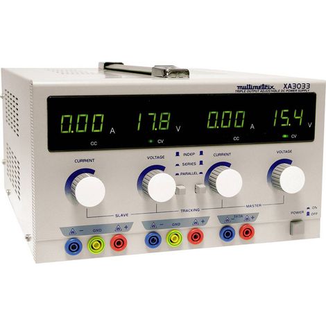 Multimetrix XA 3033 Alimentatore da laboratorio regolabile 0 - 30 V 0 mA - 3 A Num. uscite 3 x