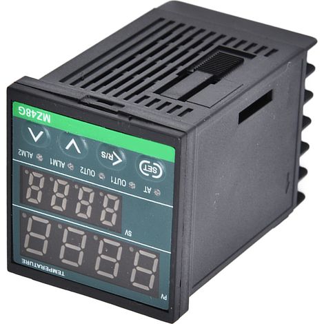 Digitaler Temperaturregler-Thermostat mit SSR-Relais und 2 Ausgängen, PID-Regler MZ48G, 220 V (1/5)