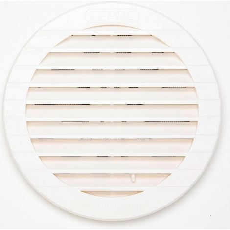Rejilla de ventilación en abs natural Diam.19 cm Centrale Brico