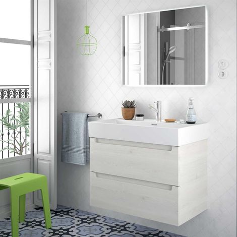 Waschtisch VENETO 810 PORZELLAN WEIß 810 x 120 x 460 mm (1/5)
