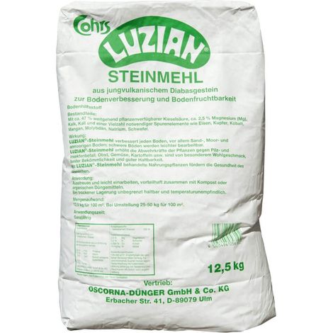 Farine de roche Luzian 12,5 kg conditionneur de sol