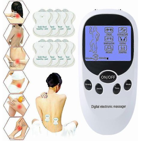 Appareil de Massage Électrique Stimulateur Musculaire Anti-Douleur Corps Entier avec Électrodes, Soulagement des Tensions, Thérapie de Récupération (1/5)