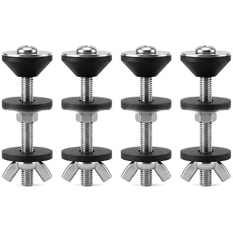 Kit de Réparation Boulons, Fixation Boulons de Réservoir à Couplage Étroit, Boulons de Fixation pour Réservoir, Kit de Réparation pour Cuvette de WC, pour Réservoir de WC (1/5)