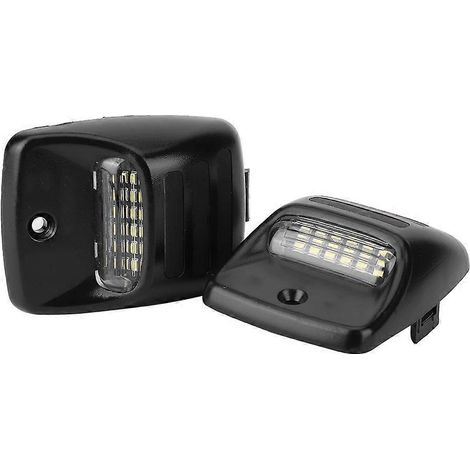 Paire de feux de plaque d'immatriculation à 18 LED compatibles avec Toyota Tacoma 2005-2015, 12 V CC