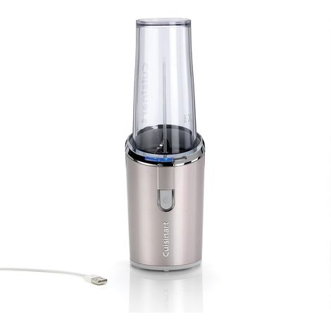 Mixeur sans fil - Bouteille de 450 ml - Mixeur à smoothie portatif, broyeur à glace, frappé - Rechargeable par USB, portatif - Tasse de mélange en Tritan sans BPA avec couvercle inclus (1/5)