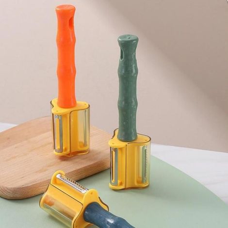 Éplucheur - Décortiqueur Poisson - Bac Récupération Intégré - Pour Fruits Légumes Poisson - 1 Pièce (1/5)