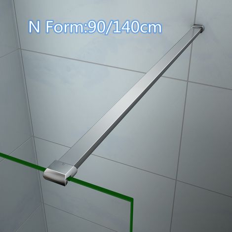 N Form:900mm Haltestange für Duschwand Stabilisator für Glasstärke 8mm (1/3)