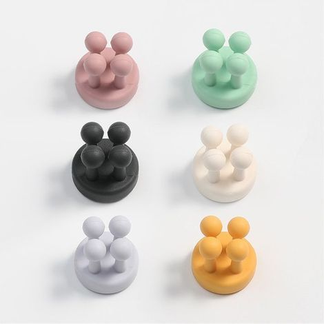 6er-Pack Silikon-Zahnhalter, sichere Halterungen für Maschinen, multifunktional (1/4)