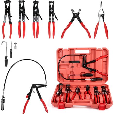 9PCS Pince a Collier Durite Voiture, Pinces à Collier de Serrage (1/5)