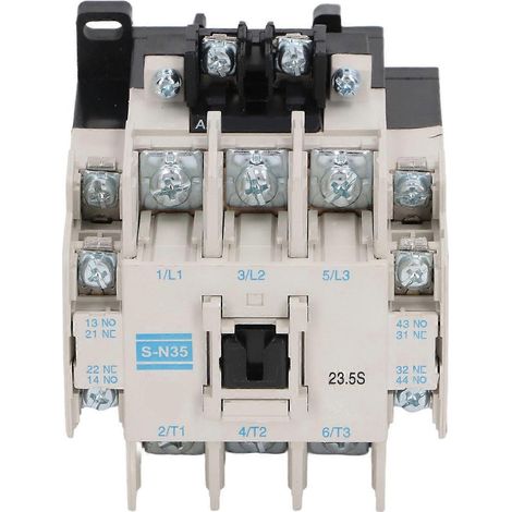 Wechselstrom-Schütz, PC-Gehäuse, Kupfer-Silber-Kontakte, 4 Schließer, 4 Öffner, 3-polig, elektromagnetischer Schütz, 50–60 Hz, 60 A, 380 (1/4)