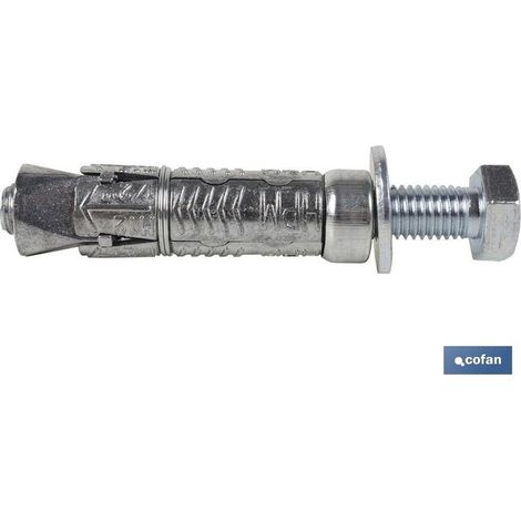Cheville Zamak HPM M-10x70 avec vis 8.8 pour structures et fixations robustes