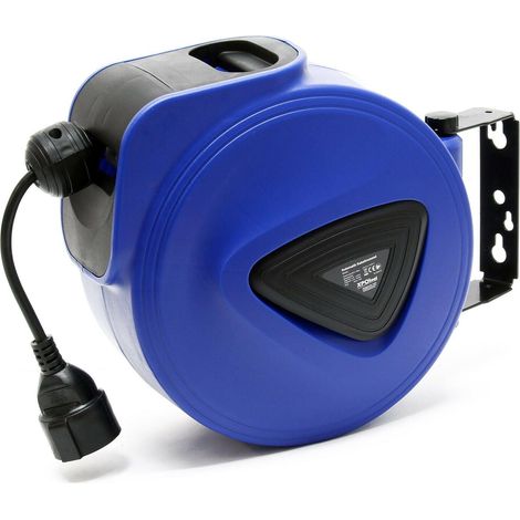 Enrouleur tuyau automatique 15 m dévidoir pivotable 180° support tuyau